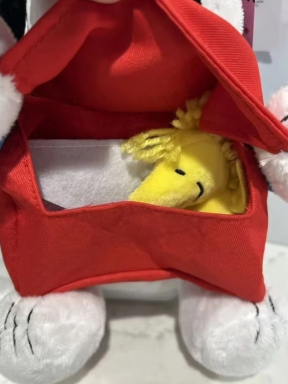 Animated Peanuts Snoopy & Woodstock Mail Carrier Plush